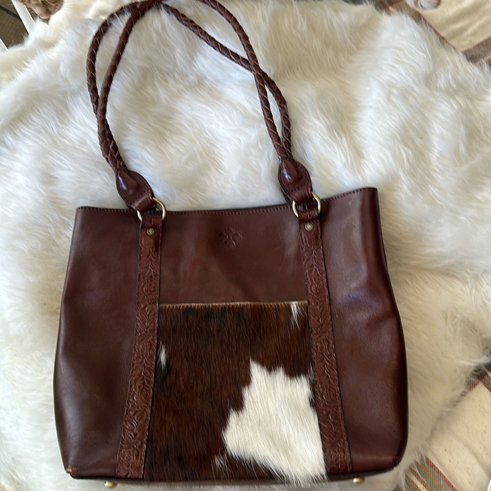 Patricia Nash shoulder bag cowhide leather